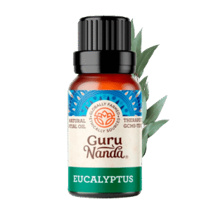 GuruNanda 100% Pure & Natural Eucalyptus Essential Oil for Aromatherapy & Diffuser - 15ml